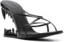 Gcds Morso Thongs leren sandalen Zwart - Thumbnail 2