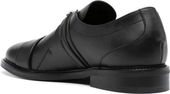 GCDS Derby schoenen met logoprint Zwart