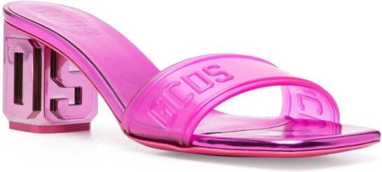 GCDS Metallic muiltjes Roze