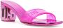 GCDS Metallic muiltjes Roze - Thumbnail 2