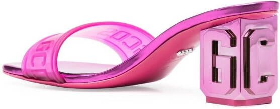 GCDS Metallic muiltjes Roze