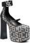 GCDS Divine leren pumps Zwart - Thumbnail 2