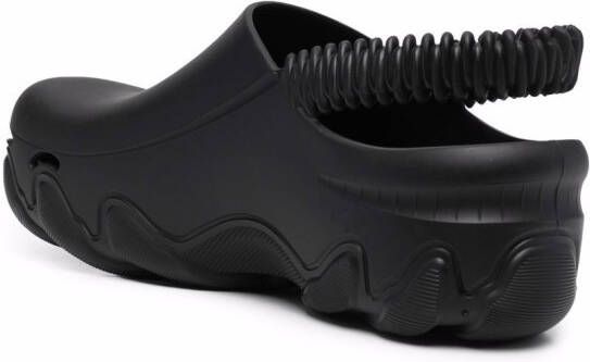 GCDS Slingback klompen met logo Zwart