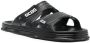 GCDS Slippers met logo Zwart - Thumbnail 2
