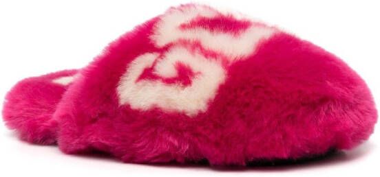 Gcds Slippers met logoprint Roze