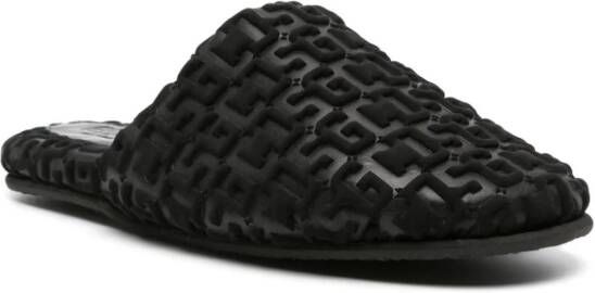 GCDS Sneakers met logo-reliëf Zwart