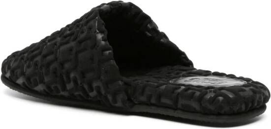 GCDS Sneakers met logo-reliëf Zwart