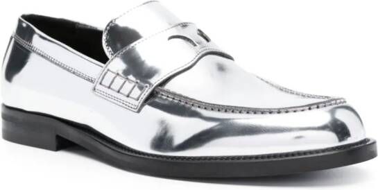 Gcds Wirdo loafers met reflecterend-effect Zilver