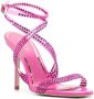 Gedebe Sandalen verfraaid met kristal Roze - Thumbnail 2
