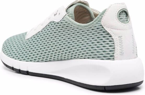 Geox Aerantis mesh sneakers Groen