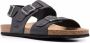 Geox Ghita leren sandalen Zwart - Thumbnail 2