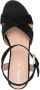 Geox Ischia sandalen met sleehak Zwart - Thumbnail 4