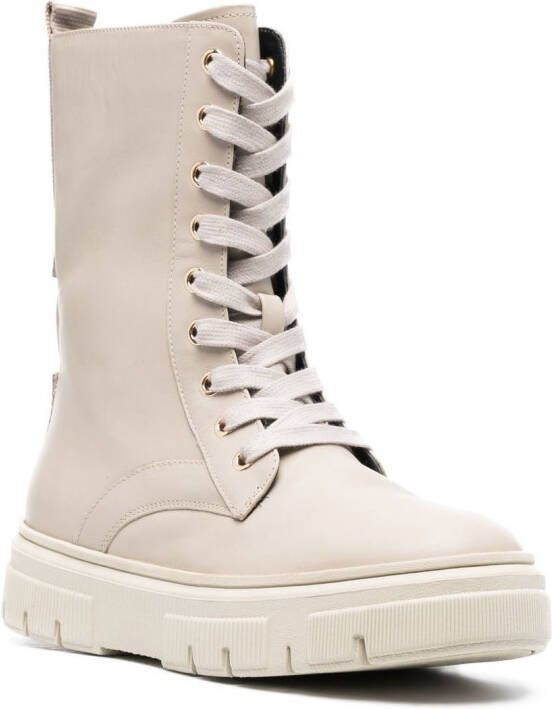 Geox Isotte enkellaarzen Beige