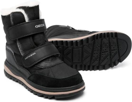 Geox Kids Adelhide laarzen met vlakken Zwart