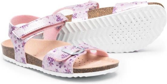 Geox Kids Adriel sandalen met gesp Roze