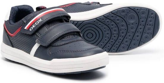 Geox Kids Arzach sneakers met klittenband Blauw