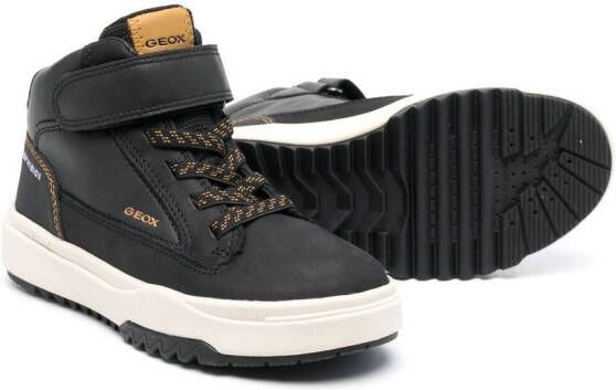 Geox Kids Banshee ABX enkellaarzen Zwart