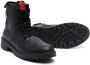Geox Kids Casey legerlaarzen Zwart - Thumbnail 2