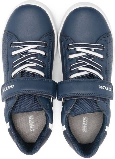 Geox Kids DJRock sneakers met klittenband Blauw