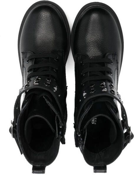 Geox Kids Eclair veterlaarzen met studs Zwart