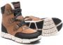 Geox Kids Enkellaarzen met veters Bruin - Thumbnail 2