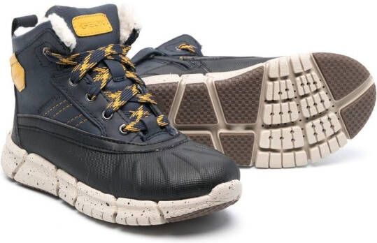 Geox Kids Flexyper ABX enkellaarzen Blauw