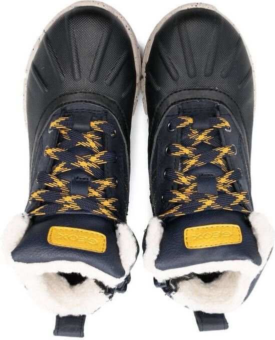 Geox Kids Flexyper ABX enkellaarzen Blauw