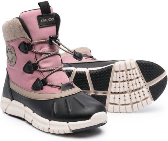 Geox Kids Flexyper enkellaarzen Roze