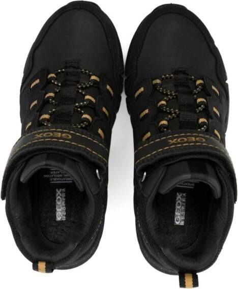 Geox Kids High-top sneakers Zwart