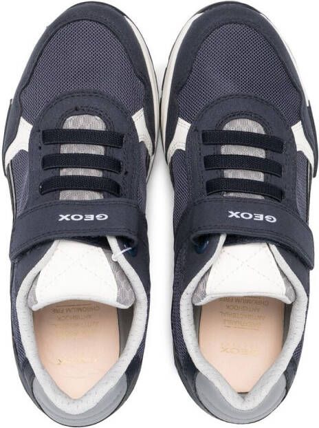 Geox Kids J Alfier low-top sneakers Blauw