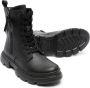 Geox Kids Junette combat boots Zwart - Thumbnail 2