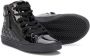 Geox Kids Kalispera lakleren sneakers Zwart - Thumbnail 2