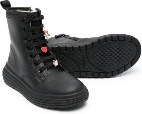 Geox Kids Phaolae veterlaarzen Zwart