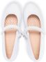 Geox Kids Plie ballerina's met klittenband Wit - Thumbnail 3
