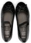 Geox Kids Plie glanzende ballerina's Zwart - Thumbnail 3