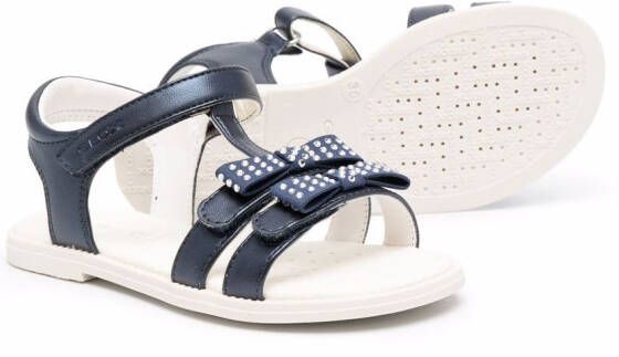 Geox Kids Sandalen met klittenband Blauw
