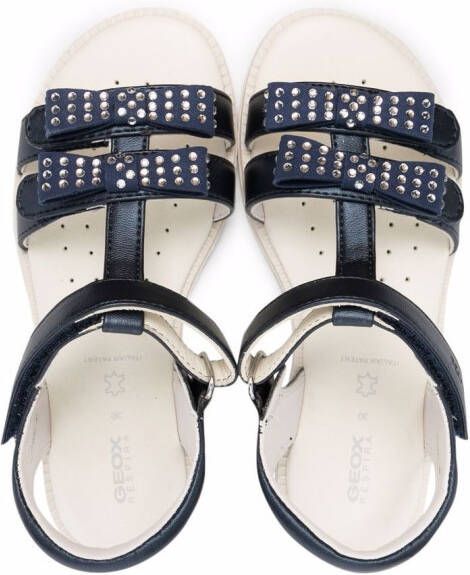 Geox Kids Sandalen met klittenband Blauw