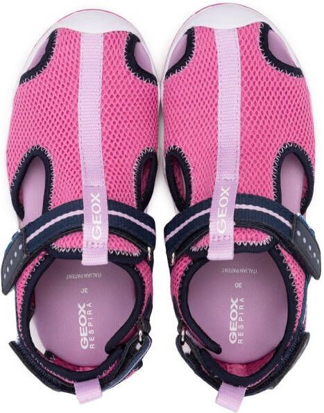 Geox Kids Sandalen met klittenband Roze