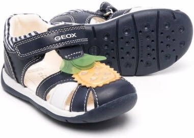 Geox Kids Sandalen met open neus Blauw