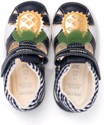 Geox Kids Sandalen met open neus Blauw