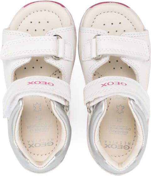 Geox Kids Sandalen met open neus Wit