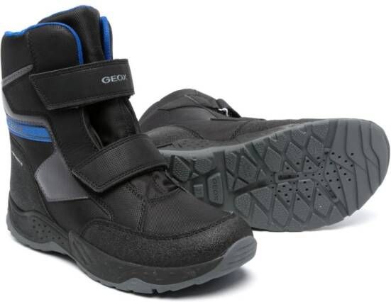 Geox Kids Sentiero ABX laarzen met klittenband Zwart