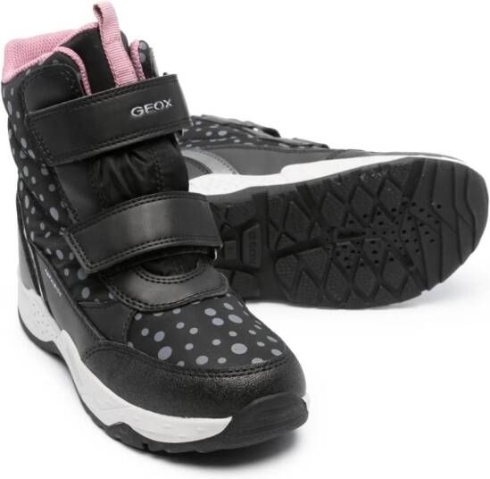 Geox Kids Sentiero enkellaarzen Zwart