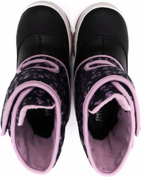 Geox Kids Sneeuwlaarzen met print Zwart