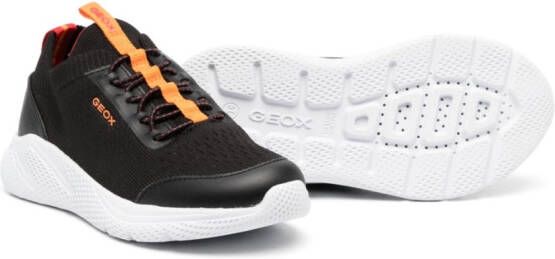 Geox Kids Sprintye low-top sneakers Zwart