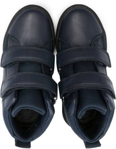 Geox Kids Theleven Abx sneakers met vlakken Blauw