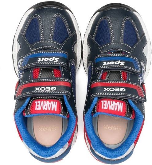 Geox Kids Tuono Spider-Man sneakers Blauw
