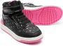 Geox Kids Washiba high-top sneakers Zwart - Thumbnail 2