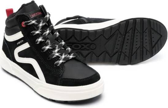 Geox Kids Weemble high-top sneakers Zwart