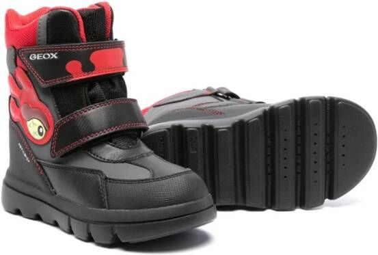 Geox Kids Willaboom laarzen met klittenband Zwart